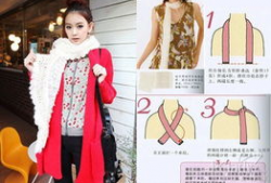 围巾的系法图解视频,轻松变身时尚达人